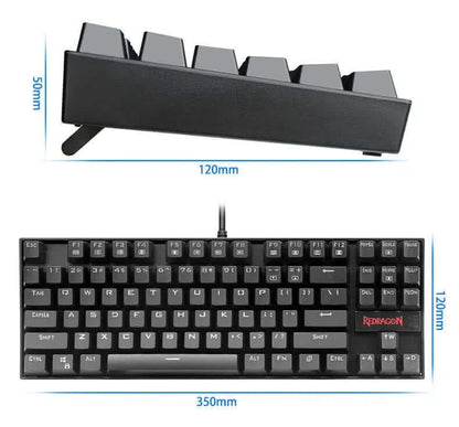 Clavier mécanique filaire monochrome lumineux, 5 pièces Les Visionnaires