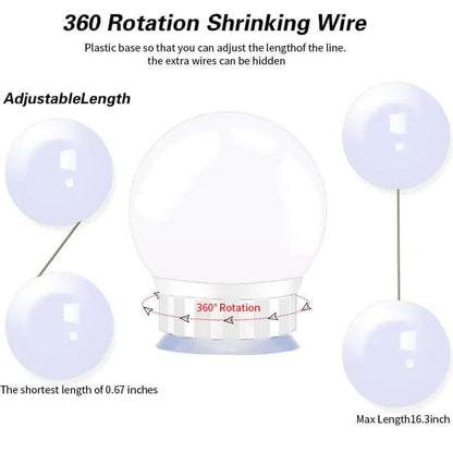 USB Touch Switch LED Mirror Light Bulb Les Visionnaires