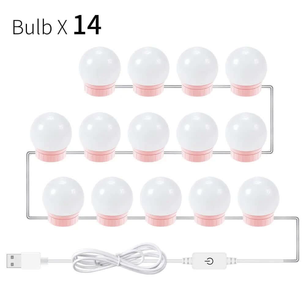 USB Touch Switch LED Mirror Light Bulb Les Visionnaires