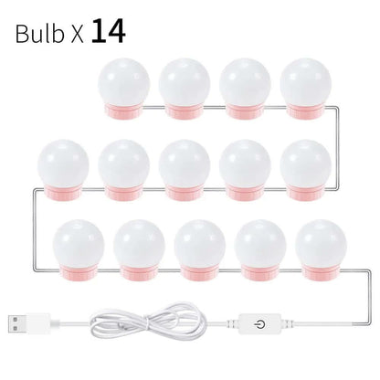 USB Touch Switch LED Mirror Light Bulb Les Visionnaires