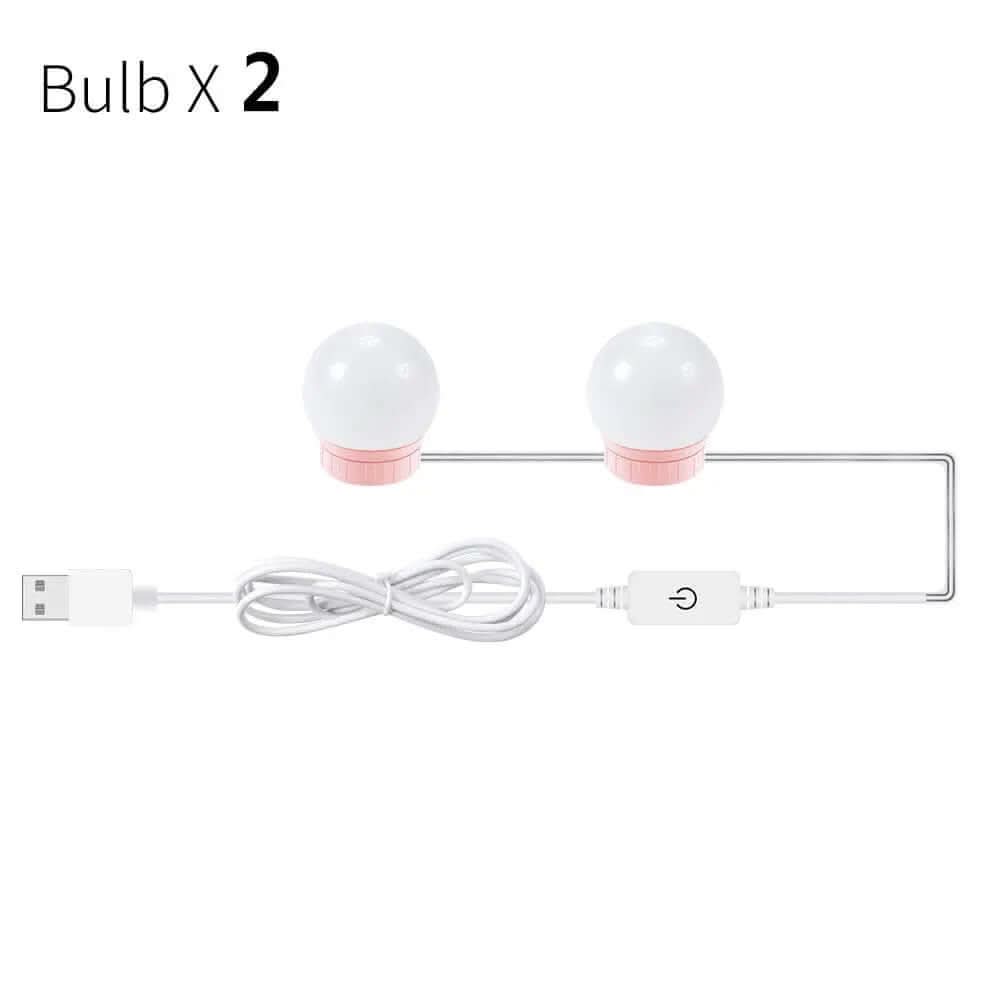 USB Touch Switch LED Mirror Light Bulb Les Visionnaires