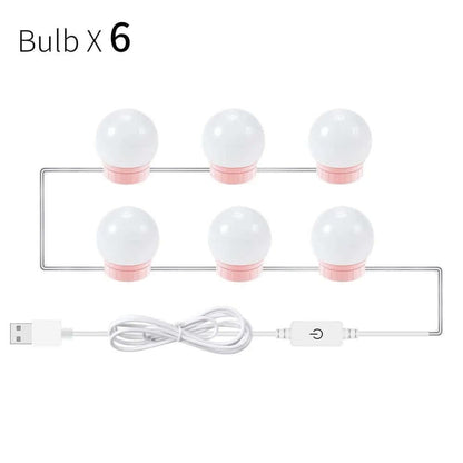 USB Touch Switch LED Mirror Light Bulb Les Visionnaires