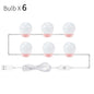 USB Touch Switch LED Mirror Light Bulb Les Visionnaires
