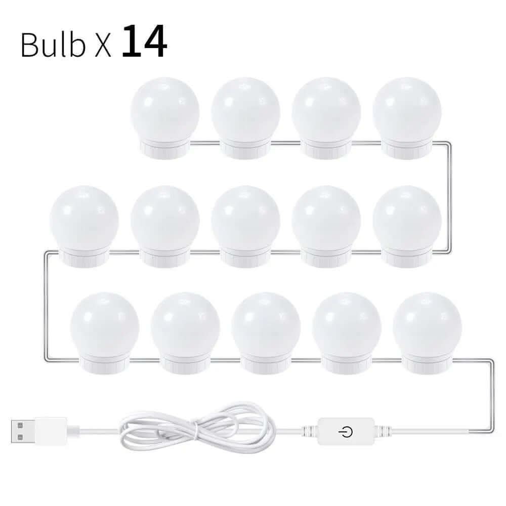 USB Touch Switch LED Mirror Light Bulb Les Visionnaires