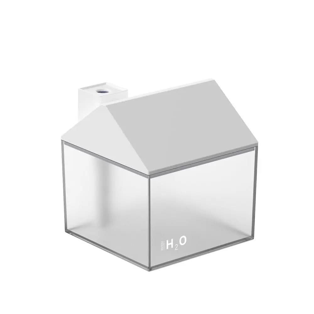 Humidificateur USB rechargeable personnalisé en forme de maison. Les Visionnaires