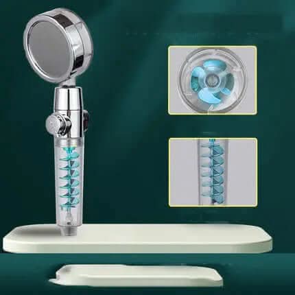 Pommeau de douche suralimenté à petite taille Les Visionnaires