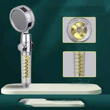 Pommeau de douche suralimenté à petite taille Les Visionnaires