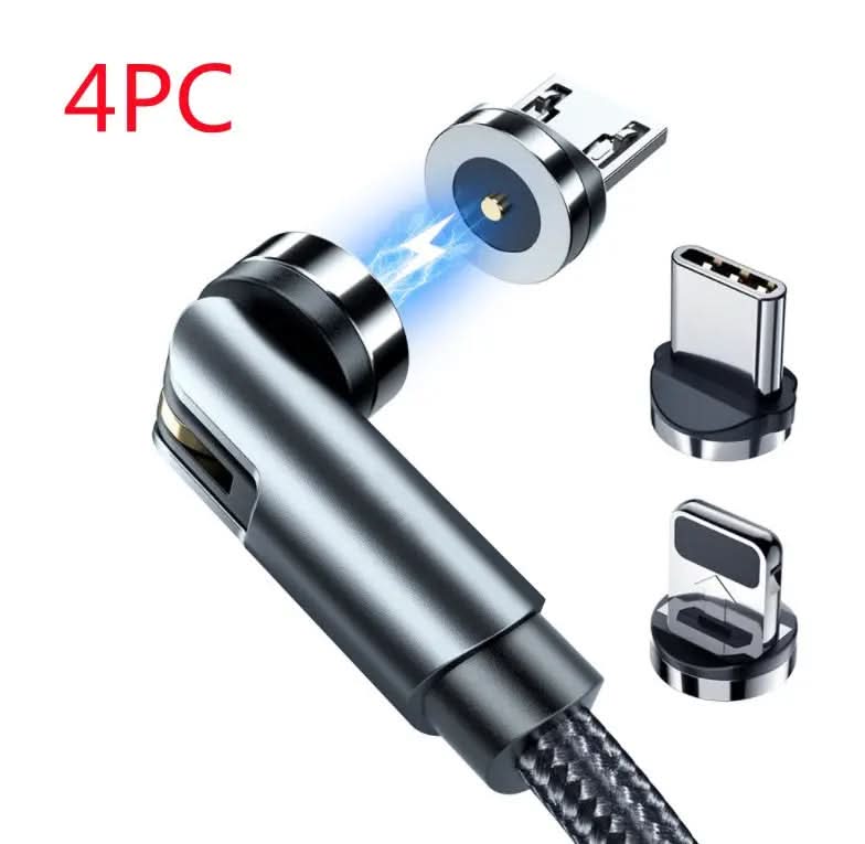 Câble magnétique rotatif 360 degrés USB Type C, câble de charge rapide. Les Visionnaires