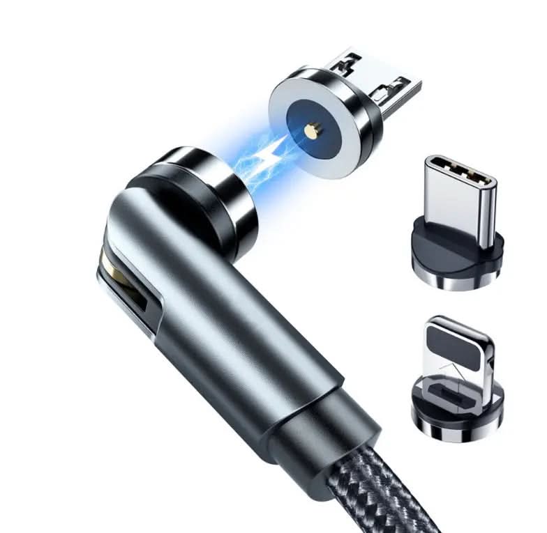 Câble magnétique rotatif 360 degrés USB Type C, câble de charge rapide. Les Visionnaires
