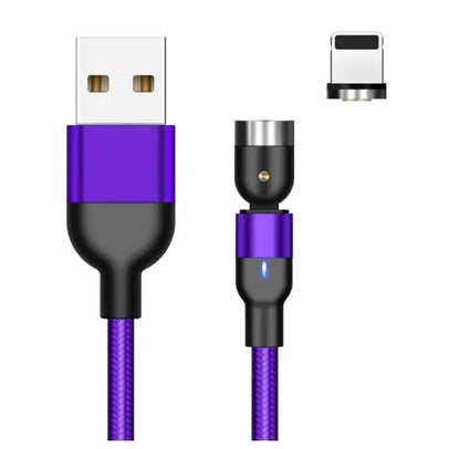 Câble magnétique rotatif 360 degrés USB Type C, câble de charge rapide. Les Visionnaires