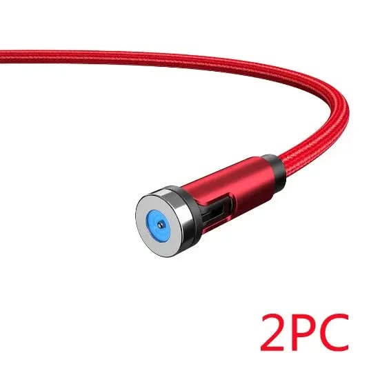 Câble magnétique rotatif 360 degrés USB Type C, câble de charge rapide. Les Visionnaires