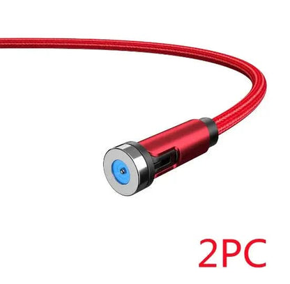 Câble magnétique rotatif 360 degrés USB Type C, câble de charge rapide. Les Visionnaires