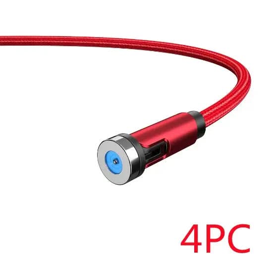 Câble magnétique rotatif 360 degrés USB Type C, câble de charge rapide. Les Visionnaires