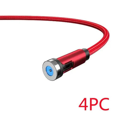 Câble magnétique rotatif 360 degrés USB Type C, câble de charge rapide. Les Visionnaires