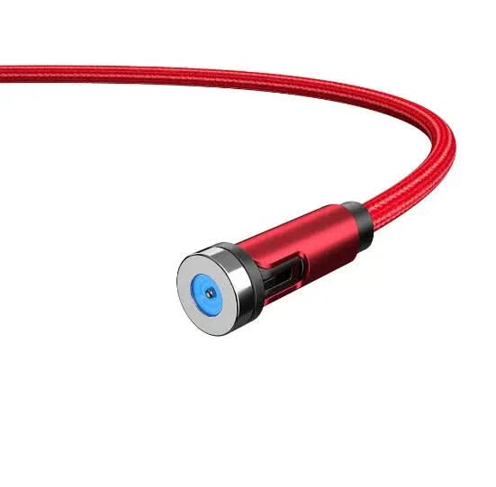 Câble magnétique rotatif 360 degrés USB Type C, câble de charge rapide. Les Visionnaires