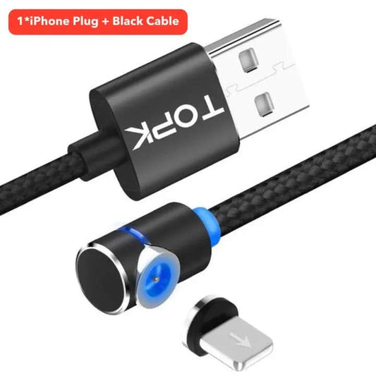 Câble magnétique Micro USB rotatif à 360 degrés Les Visionnaires