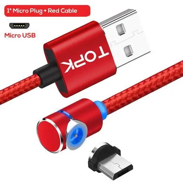 Câble magnétique Micro USB rotatif à 360 degrés Les Visionnaires