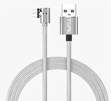 Câble magnétique Micro USB rotatif à 360 degrés Les Visionnaires