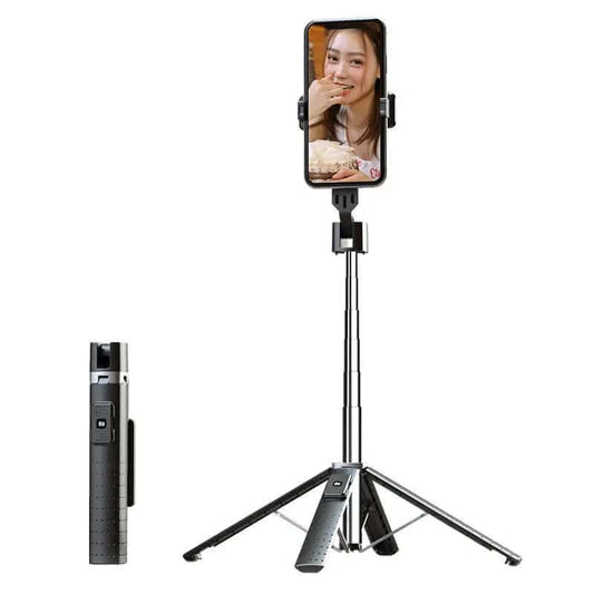 Trépied tétrapode Bluetooth avec double lumière d'appoint pour selfie Les Visionnaires