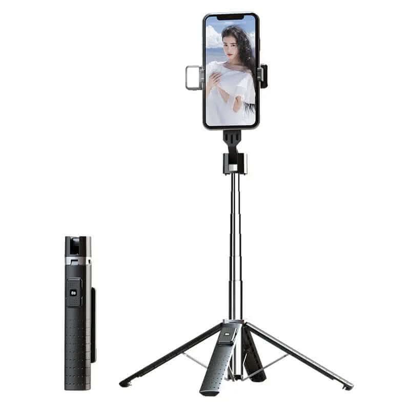 Trépied tétrapode Bluetooth avec double lumière d'appoint pour selfie Les Visionnaires