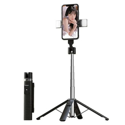 Trépied tétrapode Bluetooth avec double lumière d'appoint pour selfie Les Visionnaires