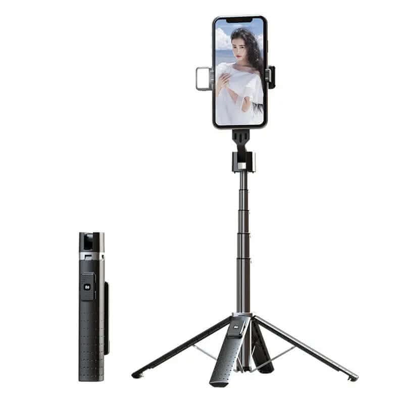 Trépied tétrapode Bluetooth avec double lumière d'appoint pour selfie Les Visionnaires