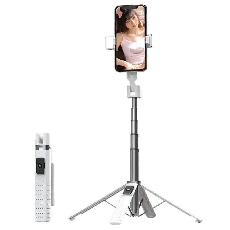 Trépied tétrapode Bluetooth avec double lumière d'appoint pour selfie Les Visionnaires