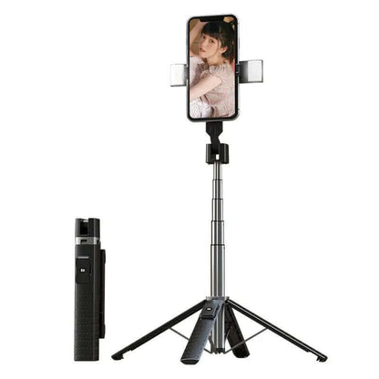 Trépied tétrapode Bluetooth avec double lumière d'appoint pour selfie Les Visionnaires