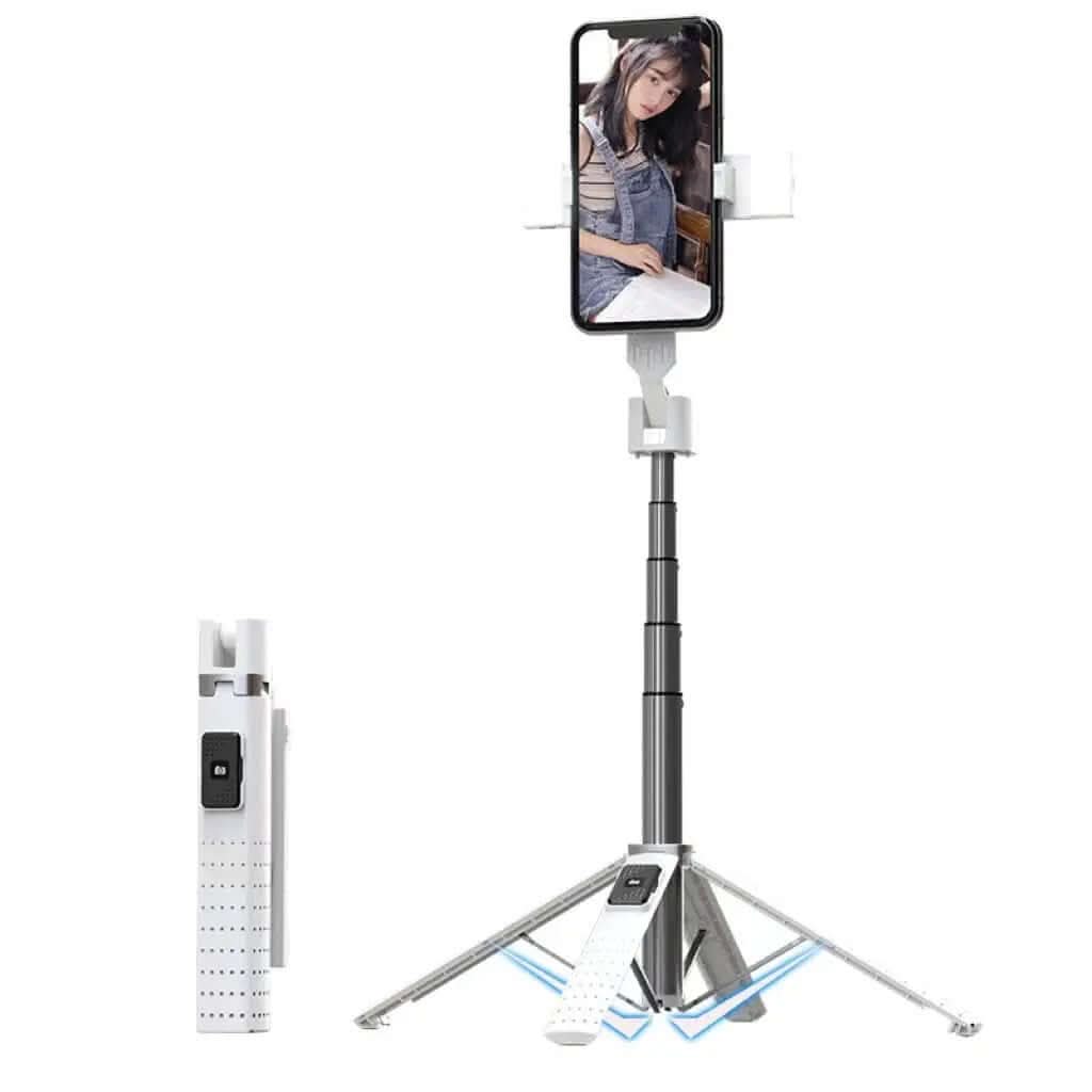 Trépied tétrapode Bluetooth avec double lumière d'appoint pour selfie Les Visionnaires