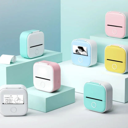 Mini-imprimante d'étiquettes thermique portable, T02 Les Visionnaires