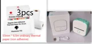 Mini-imprimante d'étiquettes thermique portable, T02 Les Visionnaires
