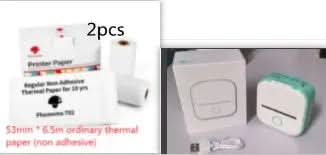 Mini-imprimante d'étiquettes thermique portable, T02 Les Visionnaires