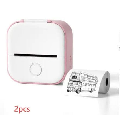 Mini-imprimante d'étiquettes thermique portable, T02 Les Visionnaires