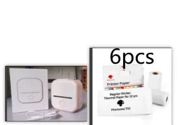 Mini-imprimante d'étiquettes thermique portable, T02 Les Visionnaires