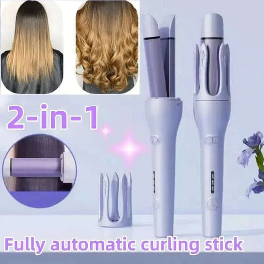 New 2 In 1 Automatic Hair Curler Straightener Les Visionnaires