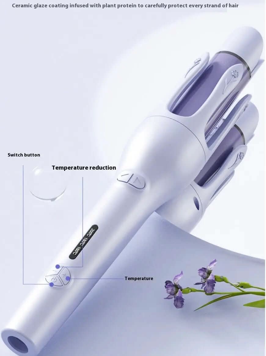 New 2 In 1 Automatic Hair Curler Straightener Les Visionnaires