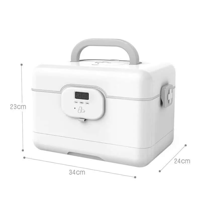 Boîte de Rangement Médicale Intelligente avec Réveil – Les Visionnaires