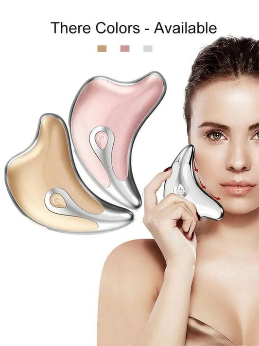 Gua Sha électrique avec lumière LED et microcourant Les Visionnaires