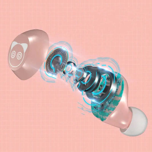mini casque Bluetooth sans fil, rechargeable et mignon Les Visionnaires