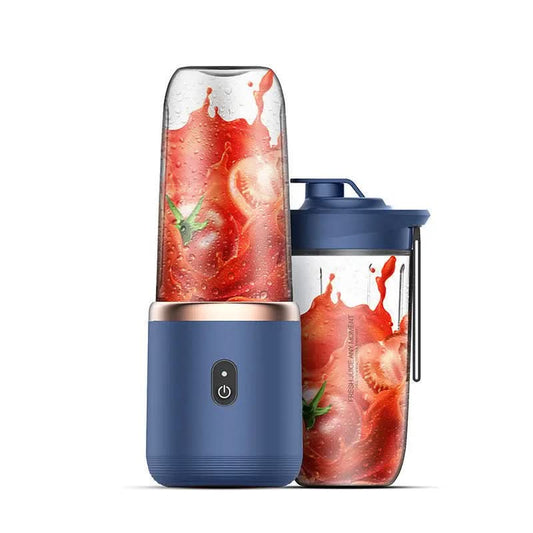 Mini mixeur portable à 6 lames, extracteur de jus, smoothie, chargement USB Les Visionnaires