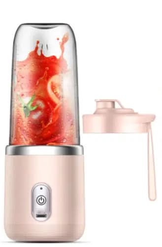Mini mixeur portable à 6 lames, extracteur de jus, smoothie, chargement USB Les Visionnaires