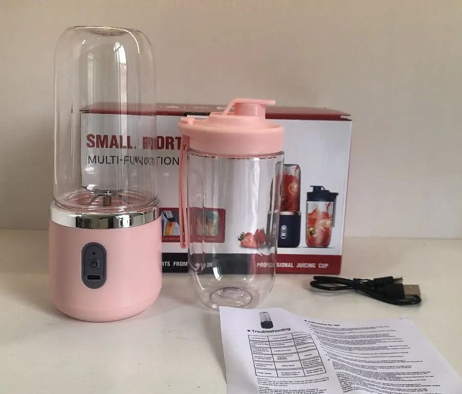 Mini mixeur portable à 6 lames, extracteur de jus, smoothie, chargement USB Les Visionnaires