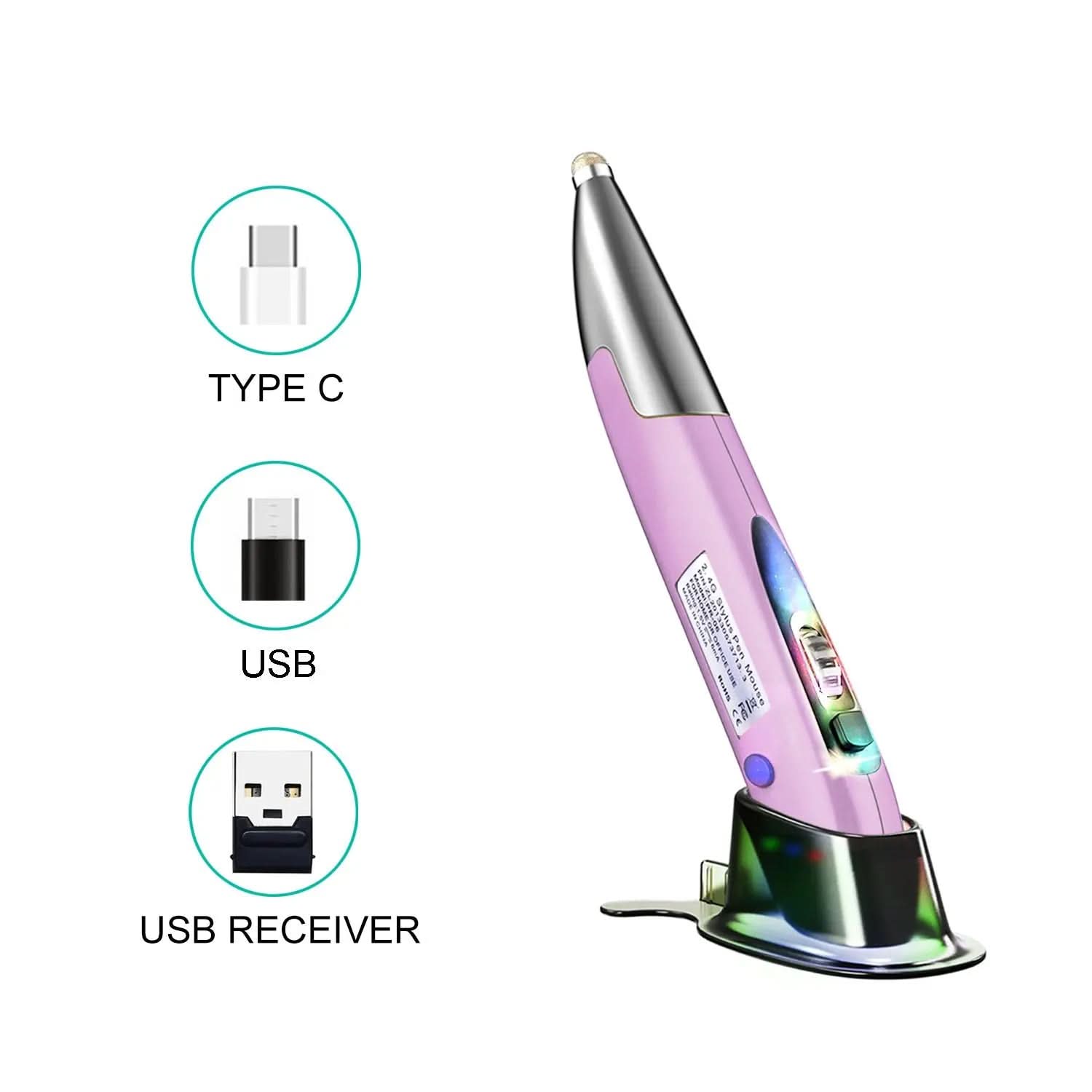 Souris à stylet verticale créative personnalisée Les Visionnaires