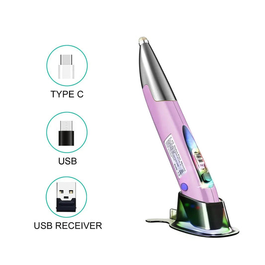 Souris à stylet verticale créative personnalisée Les Visionnaires