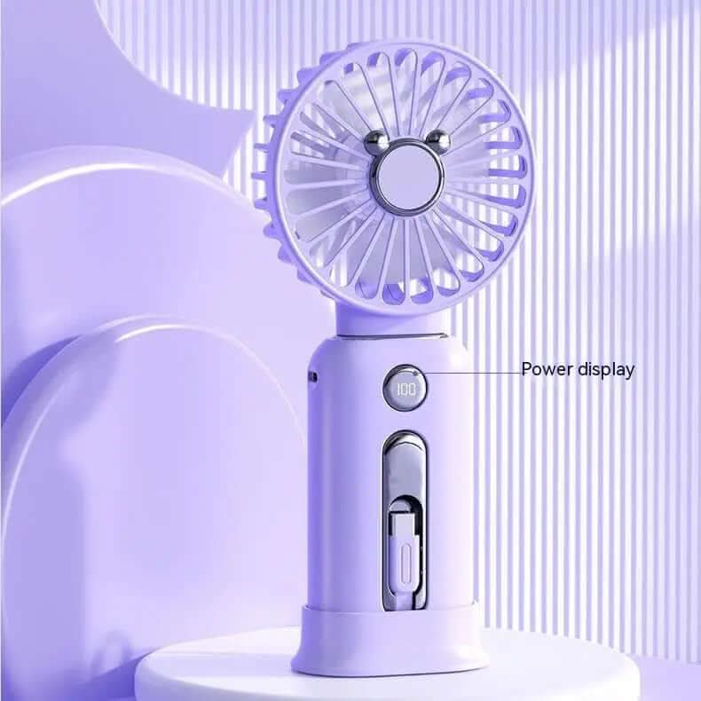 Mini Ventilateur Portable 2-en-1 - rafraîchissant Les Visionnaires