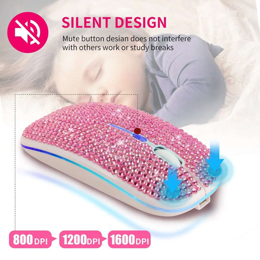Souris de bureau rechargeable Les Visionnaires