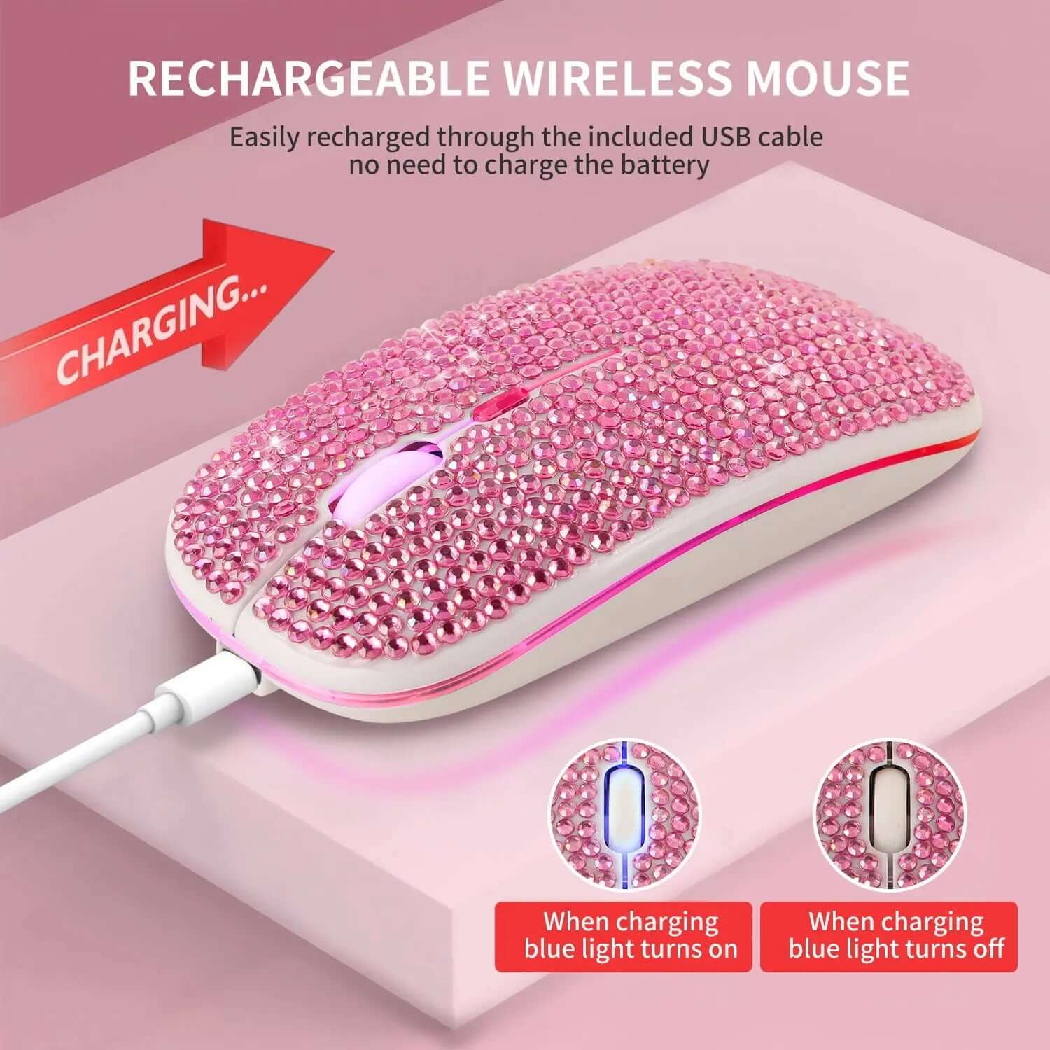 Souris de bureau rechargeable Les Visionnaires