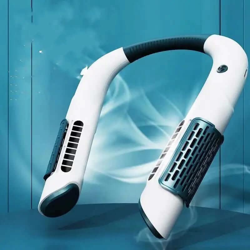 Neck Fan Mini Bladeless Fan USB Rechargeable Fan Mute Sports Fans for Home Outdoor Portable Hanging Fans Air Conditioner Cooler Les Visionnaires