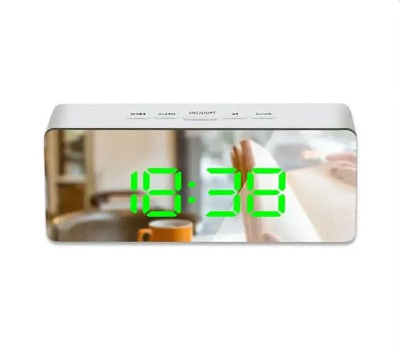 Horloge miroir multifonction à LED numérique Les Visionnaires
