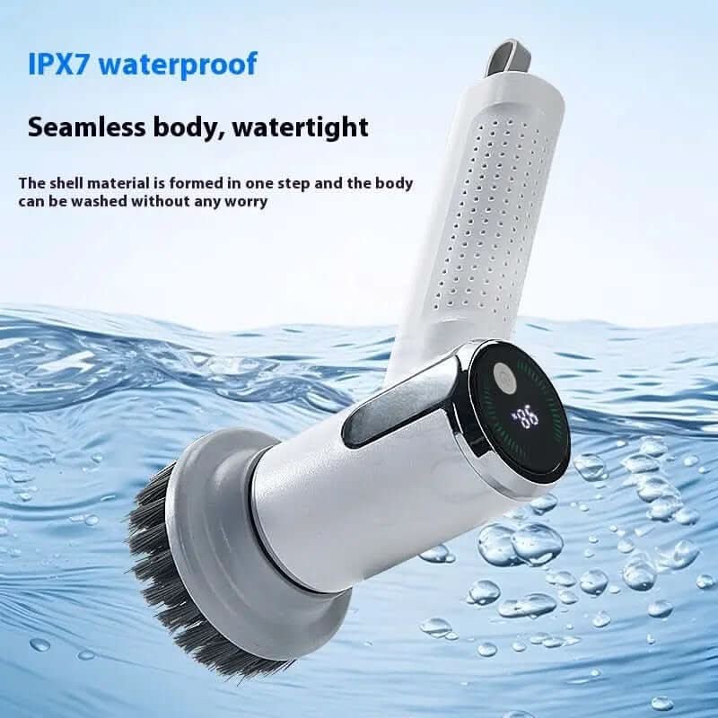 Multifunctional Smart Display Electric Cleaning Brush Les Visionnaires